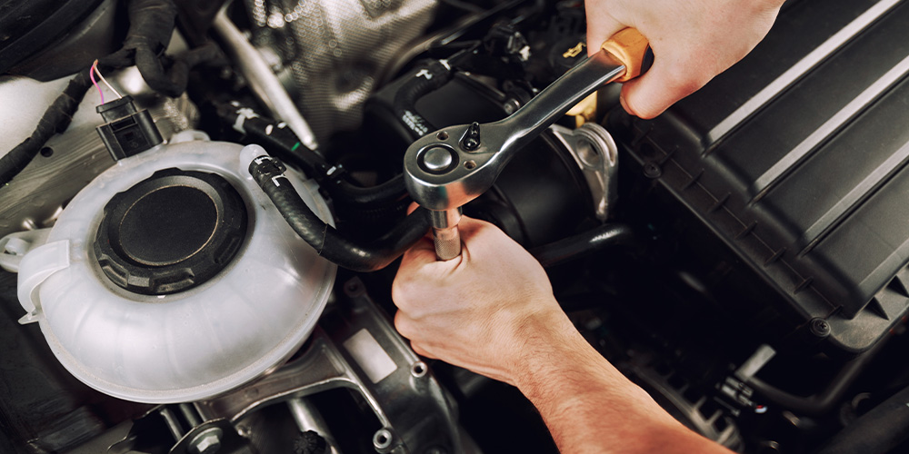 Servicing Vehicle